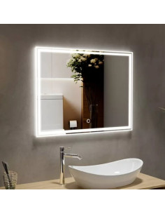 Espejo Horizontal 80 X 60 Led K702 2